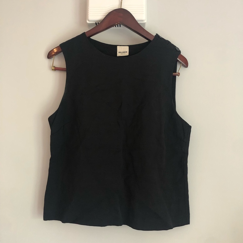 Baldwin Black Shell Top, M